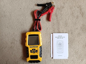 Tester Baterie Auto FBT-300 12V-24V, 100-2000 CCA, 2-220 Ah - NOU, SIGILAT - imagine 3