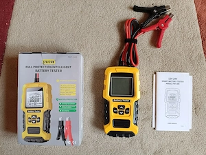 Tester Baterie Auto FBT-300 12V-24V, 100-2000 CCA, 2-220 Ah - NOU, SIGILAT - imagine 1