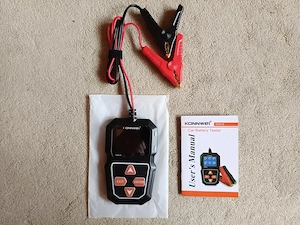 Tester Baterie Auto KONNWEI KW218 - 6/12V, 100-2000CCA, 2-220Ah - NOU, SIGILAT - imagine 3