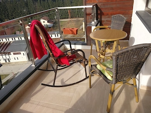 Apartament regim hotelier cazare Sinaia 4 persoane * semineu, terasa, bucatarie utilata, priveliste - imagine 5