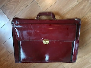 Geantă originala Franzen veche 40 ani servieta vintage geamantan 