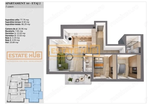 Apartamente premium 3 camere | Standarde NZEB | Zona centrala - imagine 5