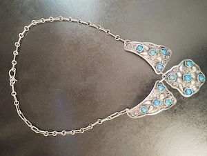 Colier vintage din argint 