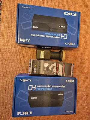 Set cu 2 receptoare digitale Digi HD MPEG4HD H264