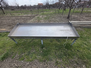 Vitrina peste din inox alimentar