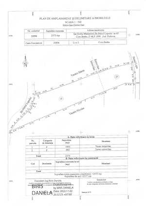 Teren construibil 2.575 m2 Brebu Manastirii - imagine 2