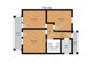 Casa pe 2 nivele 4 camere decomadate 2 bai zona Arhitectilor Sibiu - imagine 5