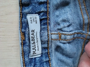 Blugi Pull&Bear Skinny Regular Ankle Jeans. Kids Size 32 - imagine 2