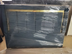 vând paturi tapitate  - imagine 5