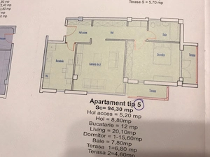 Proprietar,închiriez apt 2 camere, spatios in apropierea Spitalului Județean  - imagine 8