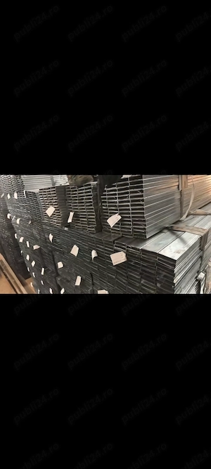 Teava rectangulara100x20 din tabla zincata 0.8mm - imagine 4