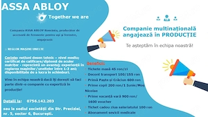 Companie multinationala angajeaza urgent reglor masini unelte