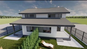 COMISION 0%, Duplex 4 Camere, La Cheie, P+E, 95MP, 335 Teren, SACALAZ - imagine 4