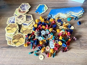Vand piese originale Catan joc baza + ext 6 jucatori