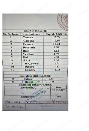 De vanzare Apartament 3 camere Pacii - imagine 9