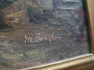 Tablou "Peisaj urban de toamnă"