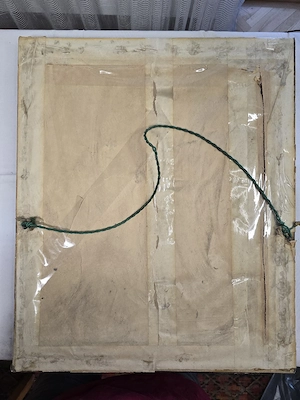 Set 2  tablouri: "Țigan bătrân cu pipă" și "Țigancă cu pipă " - imagine 2