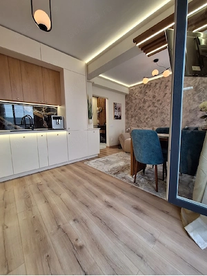 Apartament 2 camere ultrafinisat, mobilat și utilat la cheie, terasă 12mp, în Terra,Floresti - imagine 6