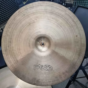 Cinel Cymbal Paiste 2002 Ride 20" vintage anii 1980 - imagine 2