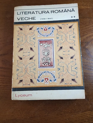 142. Carte, Literatura română veche vol. 2, G. Mihăilă și Dan Zamfirescu 