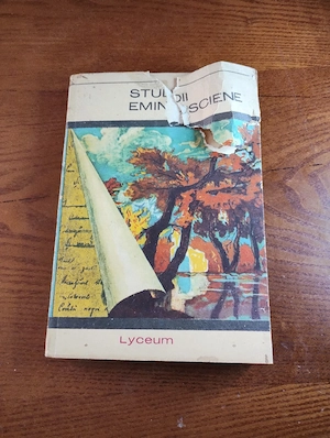 143. Carte, Studii Eminesciene, Virgiliu Ene și Ion Nistor 