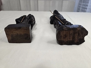 Set de statui înalte din lemn