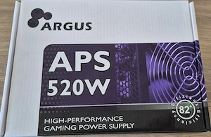 Sursa Inter-Tech Argus APS-520W, 520W, PFC Activ, noua, desigilata
