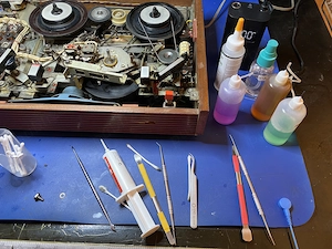 Reparații restaurare depanare Timișoara electronice vintage retro pickup deck reciever magnetofon CD - imagine 2