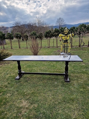  Masă Masivă FAG (2.7m)   Design Rustic Deosebit - imagine 4