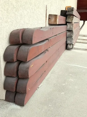 Lemn prelucrat, finisat constructii