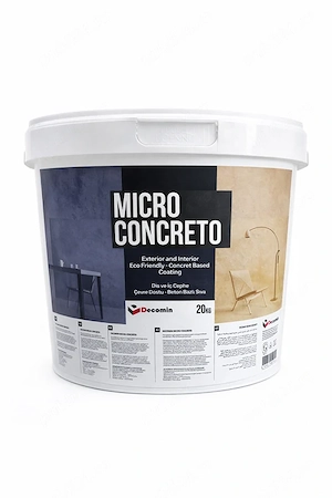 Microciment Decomin Micro Concreto 20 kg   finisaj decorativ beton, microciment interior exterior