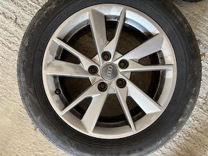 Jante aliaj audi 16 cu anvelope vara Nokian - imagine 4