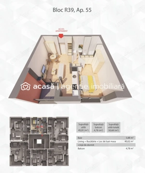 Penthouse in R39– direct de la dezvoltator, fără agenție! Ap.55 - imagine 2