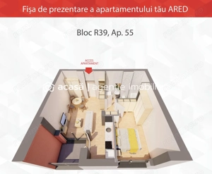 Apartament nou tip PENTHOUSE la ARED Comision 0