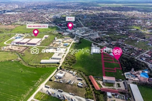 Teren cu PUZ in Arad, servicii, industrie, depozitare 8.307 mp