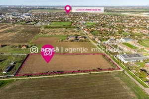 Teren de case în Sânnicolau Mic la 25 eur/mp