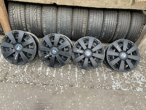 Vand Jante cu capace Bmw si anvelope 205/55/16  - imagine 2
