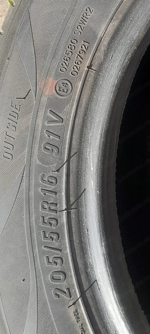 Vand Jante cu capace Bmw si anvelope 205/55/16  - imagine 4