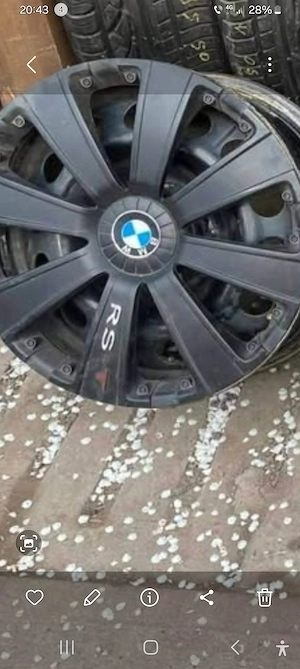Vand Jante cu capace Bmw si anvelope 205/55/16 