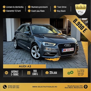 Audi A3 1.4tfsi   Cutie Automata S tronic   cash sau rate 