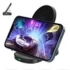 Suport Incarcare Wireless Negru pentru Telefon Mobil 15W 9,5x7x10cm - imagine 2
