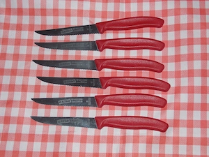 Set 6 cutite elvetiene friptura steak pizza Victorinox Swiss Classic - imagine 4