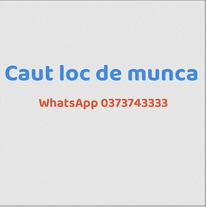 In cautarea unui loc de munca