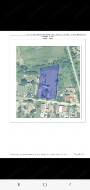 Calacea teren intravilan 