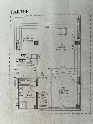 Inchiriez apartament 2 camere pe termen lung