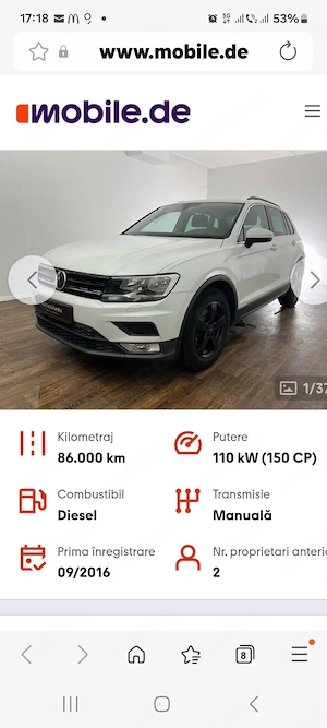 Vand sau schimb Volkswagen Tiguan 2.0 TDI  - imagine 9