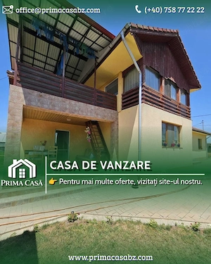 Casa P+M in comuna Smeeni BZ   teren 1900mp   4 camere   constructie 2019   Pret: 80.000  