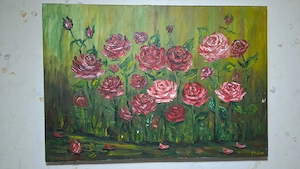 De vânzare Tablou foarte vechi pictura pe pânză de Ana Moastazo