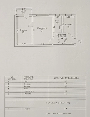 *FARA COMISION*Ap. 2 camere*Et. 2 4*Nedecomandat*Vest*