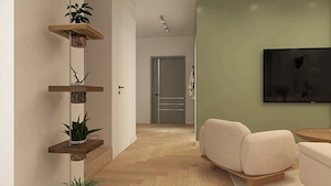 Zona str. Victoriei (str. Crizantemelor) - PROIECT NOU - case tip duplex, P+E, teren 360-442 mp - imagine 5